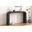 Console en bois 52 po avec rebord courbé