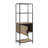 3-Shelf Bookcase With Storage Cabinet