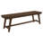 Gehlert Brown Oak Rectangular Dining Bench
