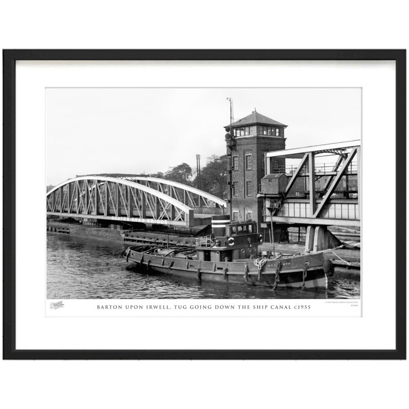 Barton Upon Irwell, Tug Going Down The Ship Canal C1955 by Francis Frith - Single Picture Frame Print