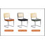 Ensemble de 2 chaises de salle à manger haut de gamme Nikki Collection, modernes, capitonnées, en velours, avec pieds dorés et garniture cloutée.
