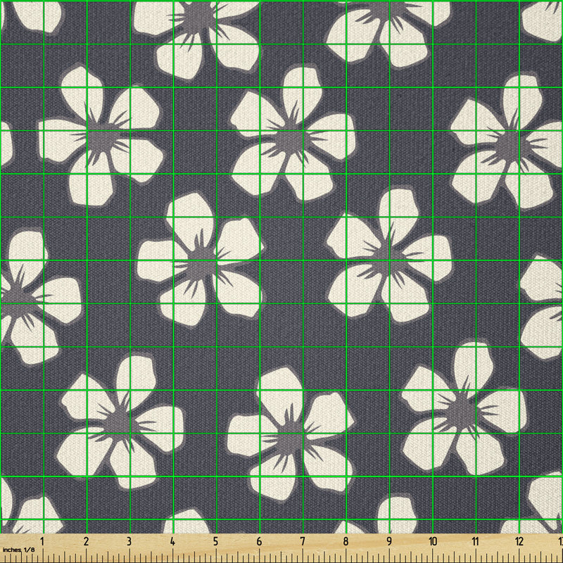 Cruel Cherry Flowers Blooming Multi-Purpose Fabric