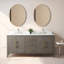 Meuble-lavabo double 72 po avec plateau en marbre-94811320-94811313