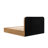 Baxtor King Curved Wood Bed With Boucle Upholstery-685511372-691121190