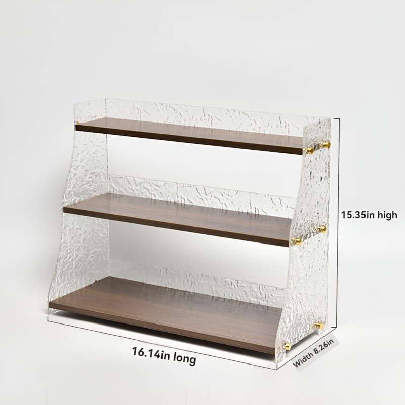 Simple Trapezoidal Cup Holder Open Cup Storage Rack | Stable Home Coffee Cup Display Cabinet