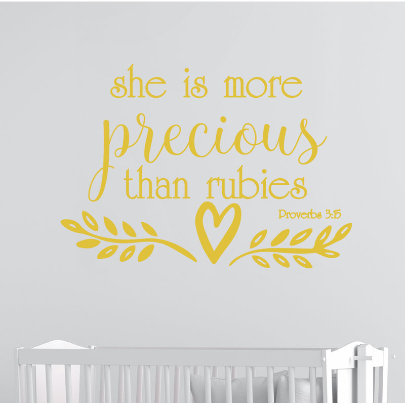Wall Decal, 22" H x 40" W, Gold