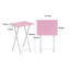 Folding Side Table with Cup Holder, Industrial Side Table for Living Room, Bedroom-359181396