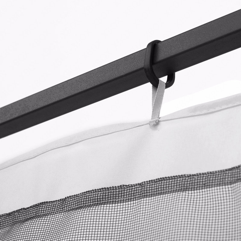 10X10FT Gazebo Sidewall, For Outdoor Use With Mesh Netting (White), 6.8" H x 3.9" W x 2.7" D, White