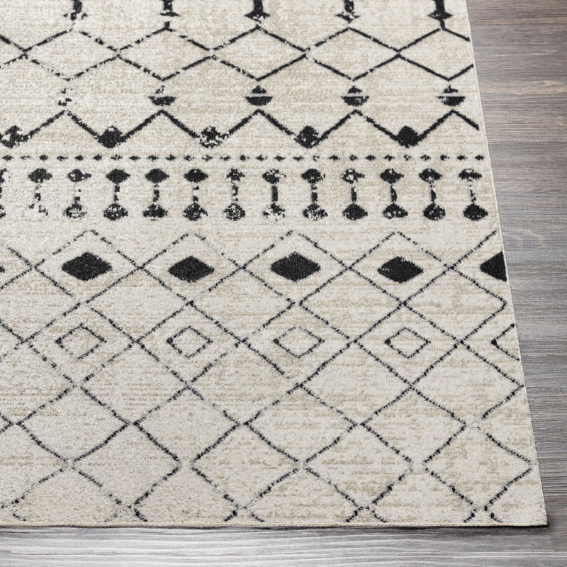 Landsdale Moroccan Indoor Rug, Rectangle 5'3" x 7'