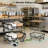 3-Tier Rolling Kitchen Storage Cart With Locking Wheels, Removable Stackable Wire Shelves For Pantry, Vegetable, And Snack Organization