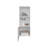 43" Tall One-Door Wall Cabinet  With Two Open Shelves, Medicine Cabinet-846390700