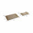 Elegant Glass Serving Trays With Modern Handles - Decorative And Functional Tabletop Display - Stylish And Versatile Accent Set Of 2-370699638
