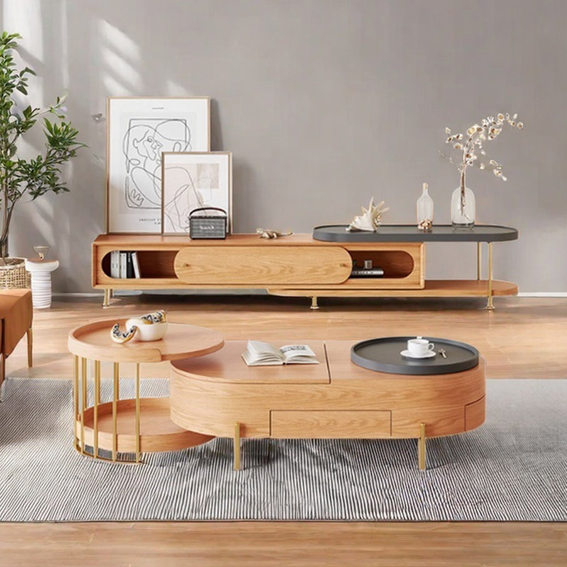 Combinaison meuble télé et table basse