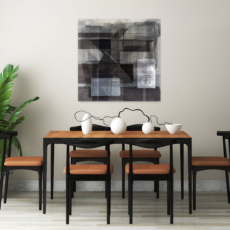 Art contemporain, architecture contemporaine, art urbain abstrait, H 32 po x l 32 po