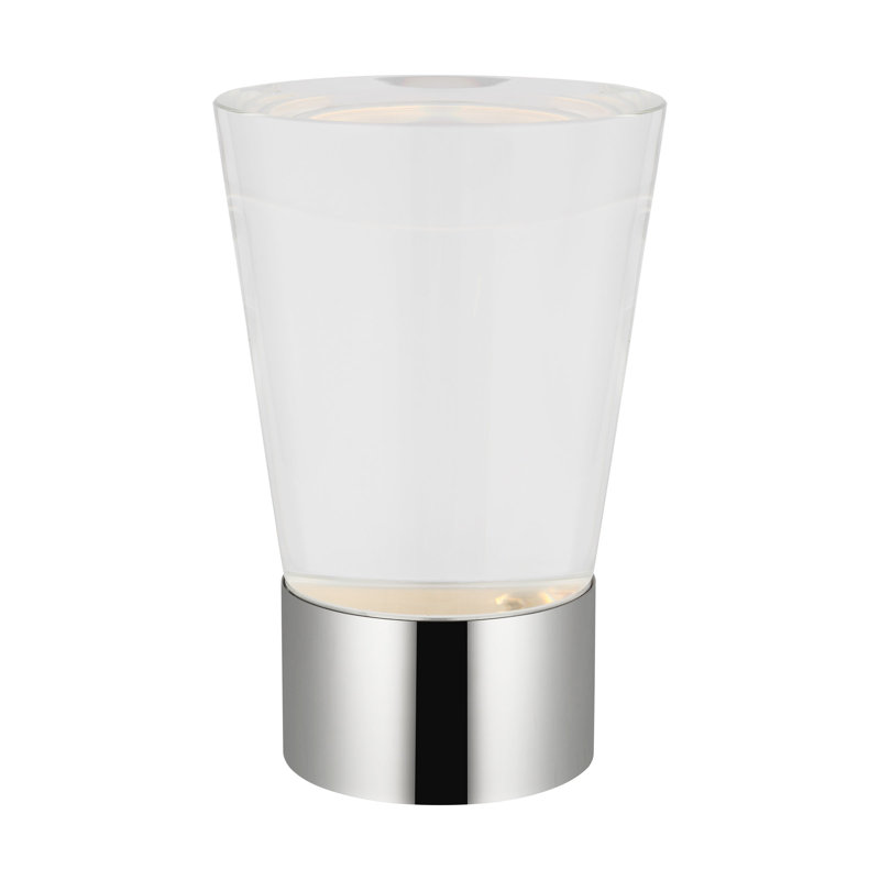 Caspe 8 Rechargeable Table Lamp, Silver