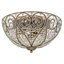 Plafonnier encastré en cristal 5 lumières Dzesika