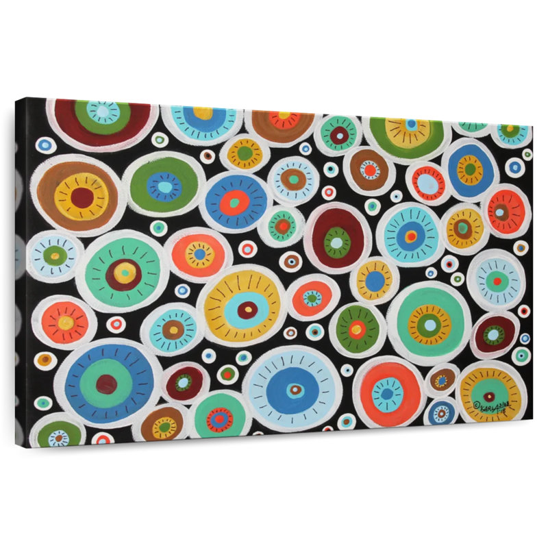 Avery Round Blooms, 24" H x 36" W
