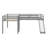 L-Shaped Loft Bed With Ladder And Slide-565720449