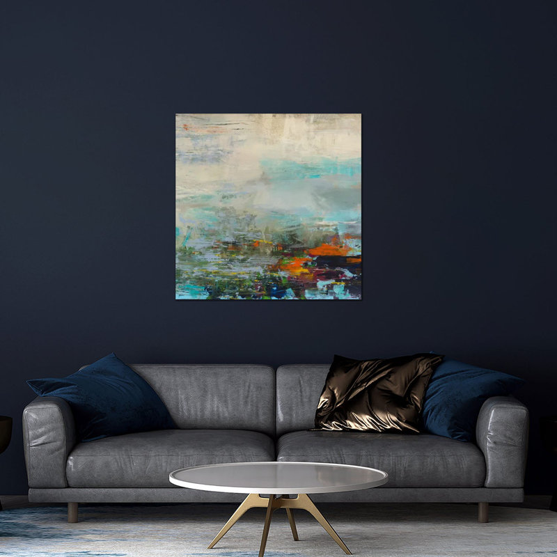 «Harbor Lights» par Julian Spencer - impression non encadrée, H 36 po x l 36 po x P 0,25 po