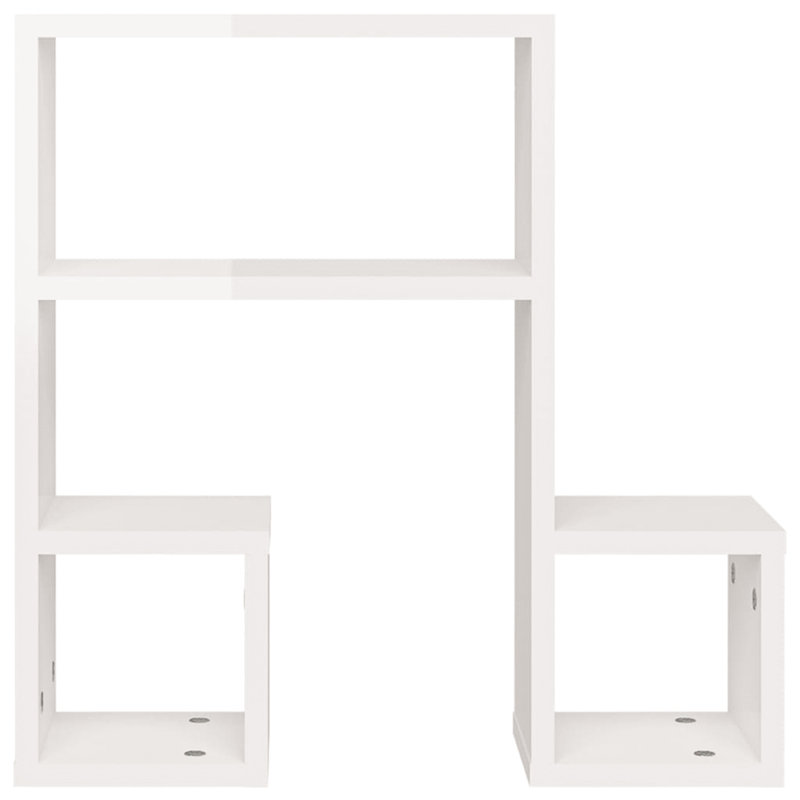 Laiza 6 Piece Accent Shelf, Bright White