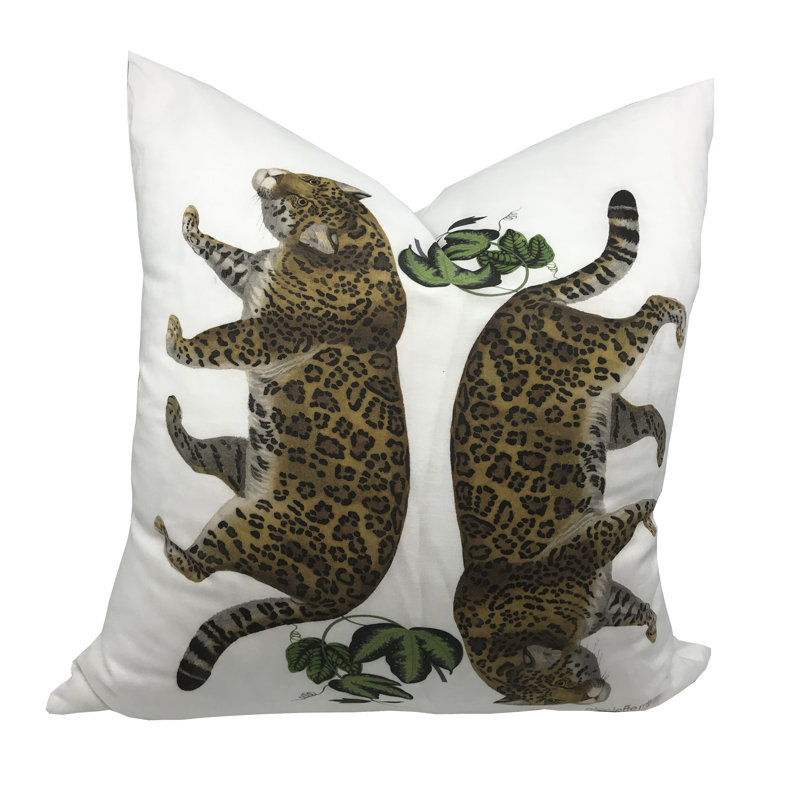 Leopard Square Pillow Cover & Insert