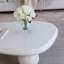 Table basse Cloud avec 3 pieds sphériques et table d'appoint moderne
