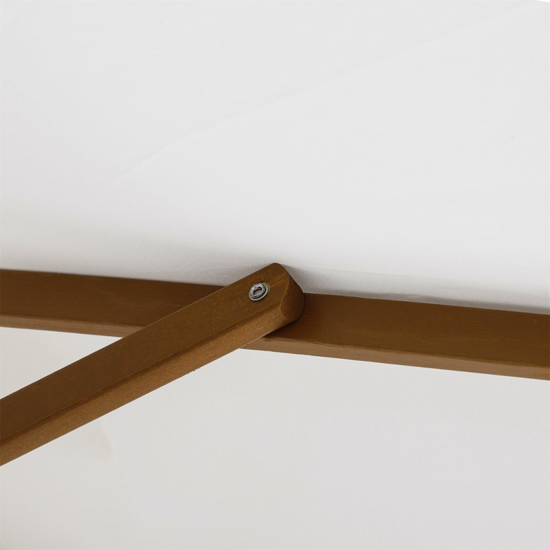 Brenlee 250cm Market Parasol, White