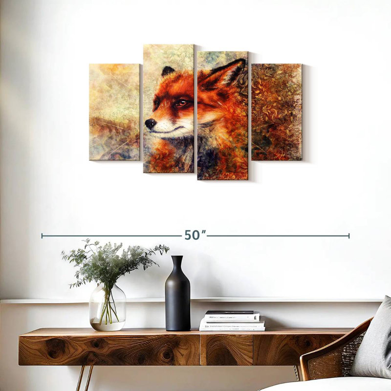 Renard fascinant Brampt, H 22 po x l 36 po