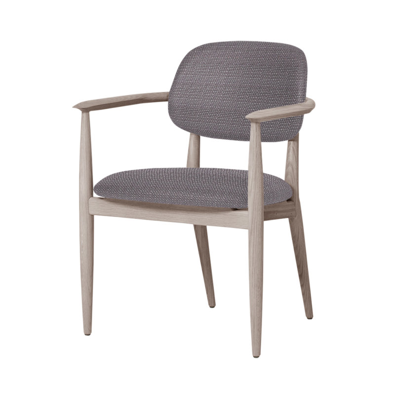 Chaise Slow de Space Copenhagen, Chêne naturel, L493 Mastic Sanfor 3479