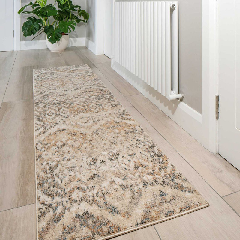 Jacob Geometric Area Rug, Runner 60cm x 240cm