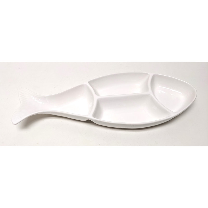 Wrought Studio™ Kaydience Ceramic Divided Serving Dish
