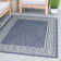 Nellie Flatweave Outdoor/Indoor Multi-use Easy-care Navy & Cream Rug for Porch, Patio, Deck, Mudroom, Family Room