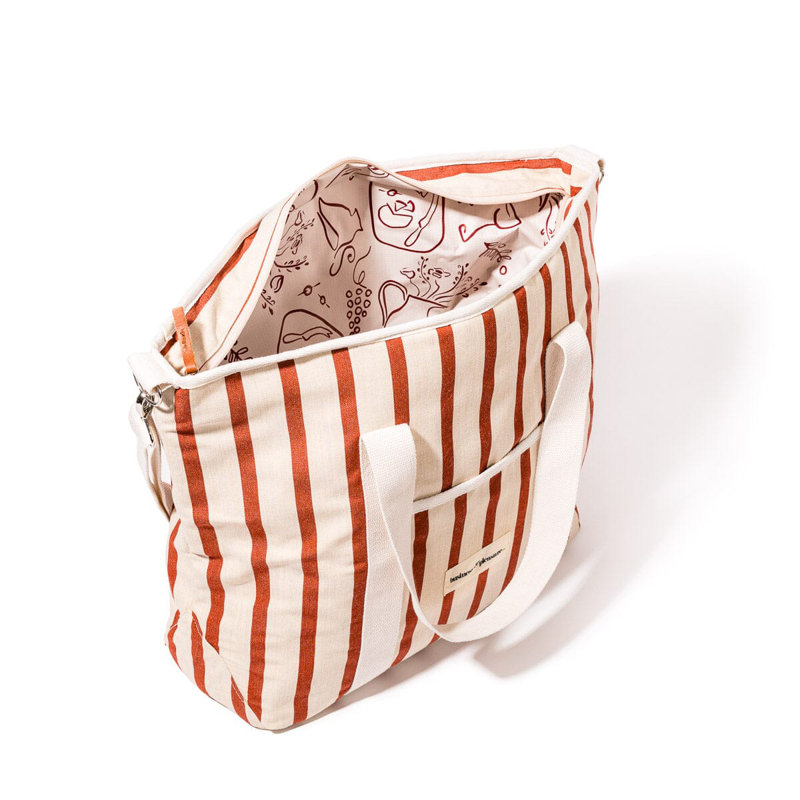 Le sac fourre-tout The Cooler, Rouge / Blanc