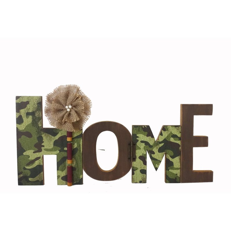 Bloc de lettre de table home Riki