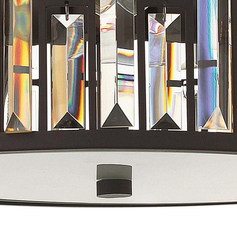 Mereworth 3-Light 16.5" Flush Mount, Vintage Bronze