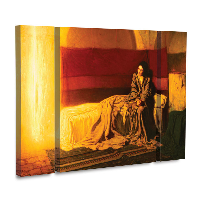 Ensemble de 3 panneaux d'art Henry Ossawa Tanner, H 24 po x l 32 po x P 2 po