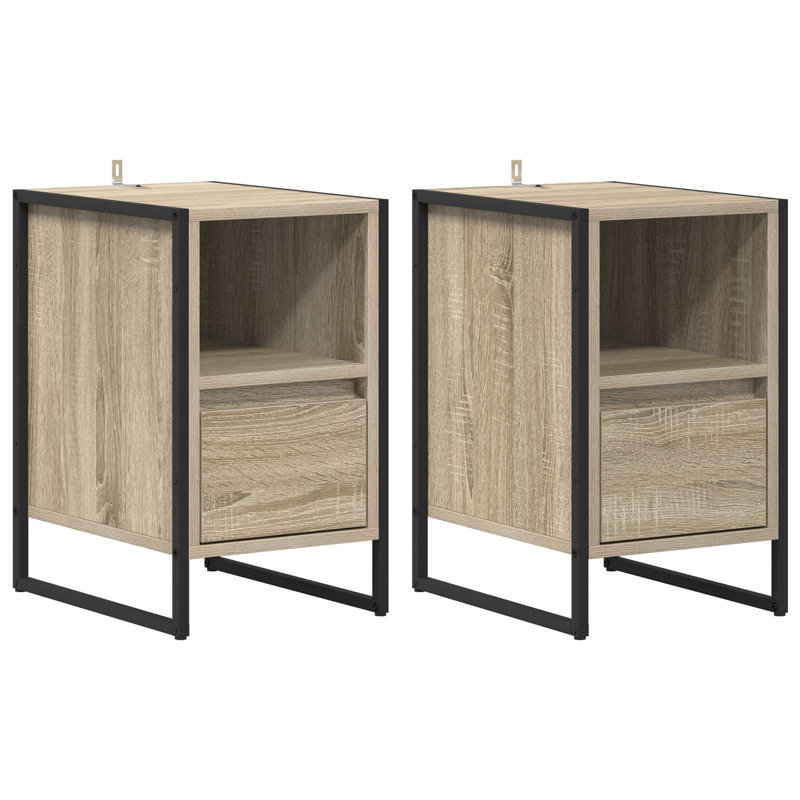 39.5 cm W Bedside Table, Sonoma