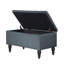 Banc de rangement rembourré avec pieds en bois massif Balcom-1873684125-1873966650