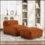 Fauteuil à billes avec repose-pieds en mousse-130604470