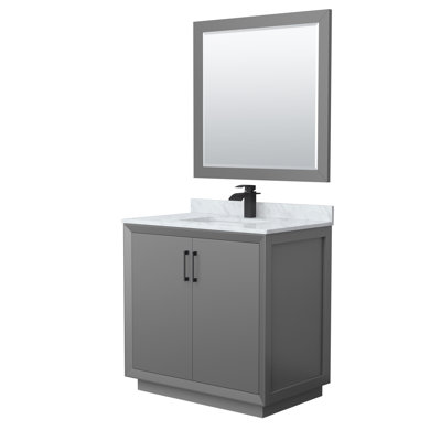 Ensemble de meuble-lavabo simple 36 po avec miroir Stara