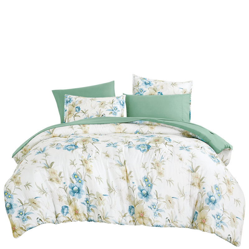 Obelia 7 Piece Bed In A Bag Comforter Set, Twin XL Comforter +5 Additional Pieces