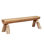  Banc 6 pieds Cedar Log