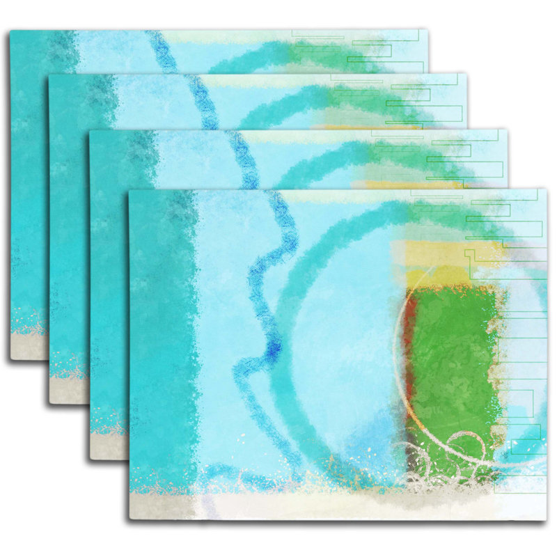 Napperon abstrait en polyester
