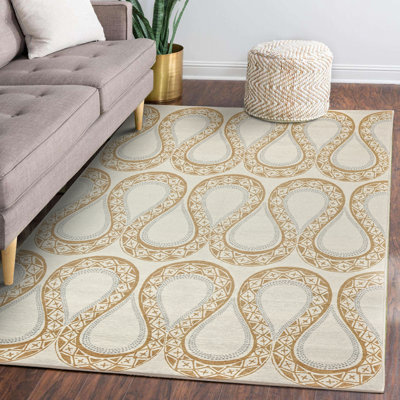 Tapis lavable Serpentine Stone