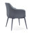 Teegan 19'' H Upholstered Metal Armchair-463156453-438107533