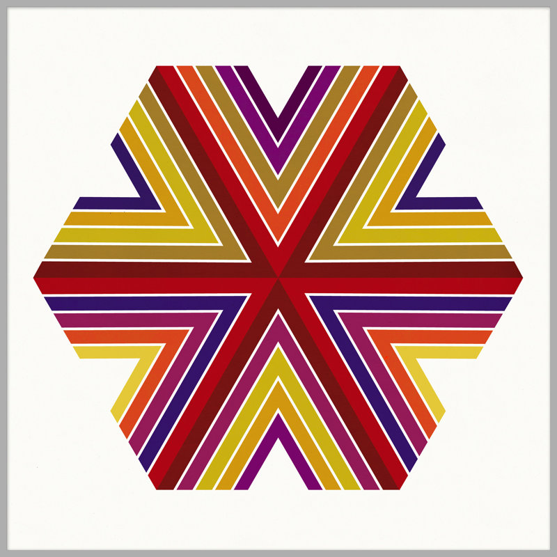 Relative Arrangement 1 ', impression encadrée sur verre