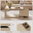Minimalist Casual 360° Rotating Storage Coffee Table-679164292