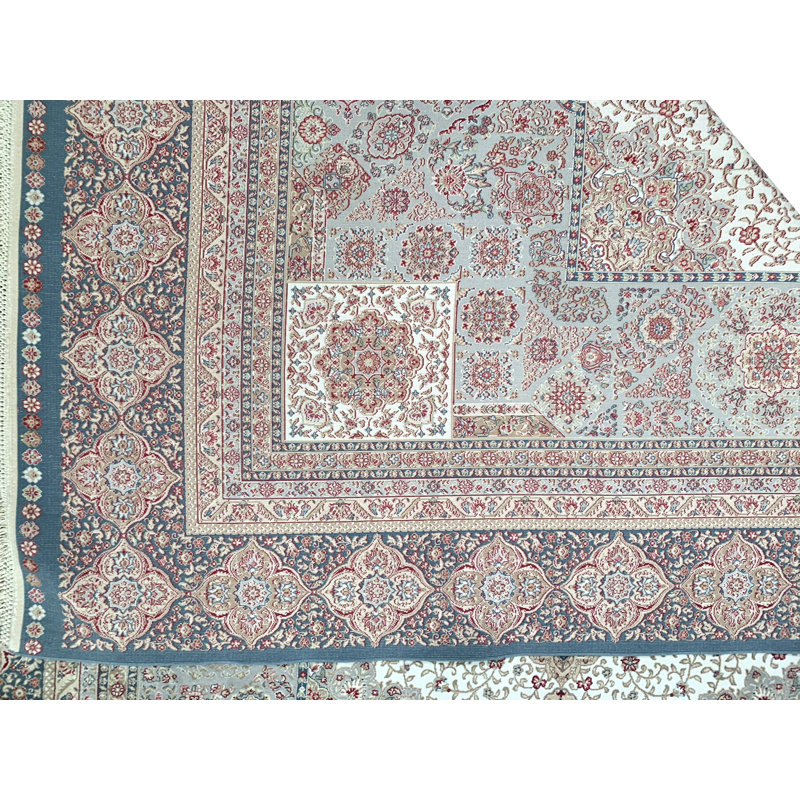 Rectangle Machine Tufted Silk Area Rug