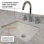 Meuble-lavabo blanc 30 po X P 22 po, comptoir en marbre, robinet, miroir simple 28 po 30 po x 22 po, marbre