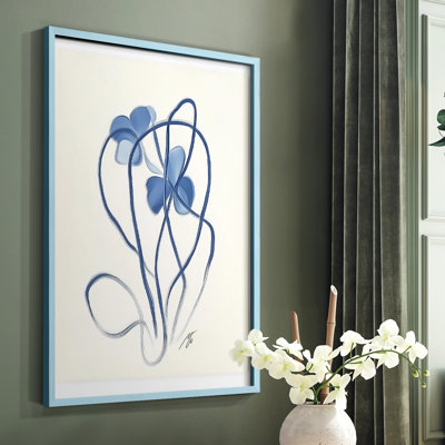 FLORAL Series DCL  -Premium Framed Print -Ready to Hang - No Nails Required
